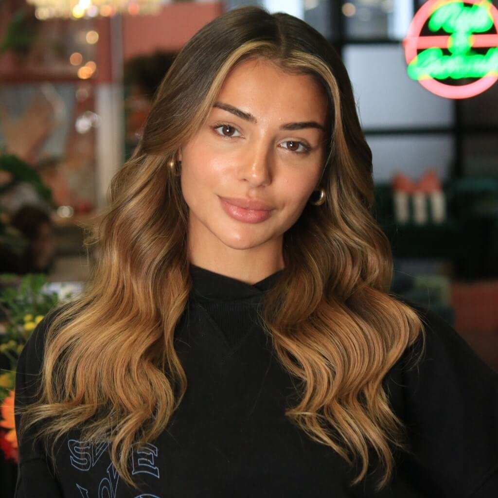 balayage hair colour